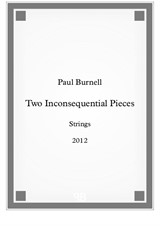 Two Inconsequential Pieces, for strings - Score