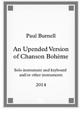 An Upended Version of Chanson Bohème, for solo instrument and keyboard and/or other instruments - Score and Parts