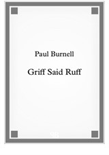 Griff Said Ruff - Score and Parts