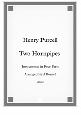 Two Hornpipes, for instruments in four parts - Score and Parts