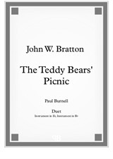 The Teddy Bears' Picnic, for duet: instruments in Eb and Bb - Score and Parts