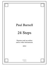 24 Steps, for narrator and accordion and/or other instruments
