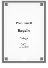 Bargello, for strings - Score